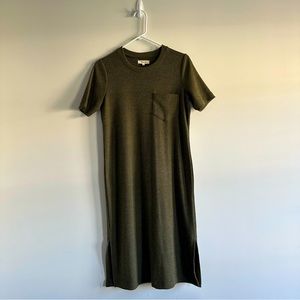 Madewell Ribbed T-Shirt Dress